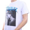 CLUB JU Trendy Ronde Hals Heren T-Shirt met Tupac Print – Wit