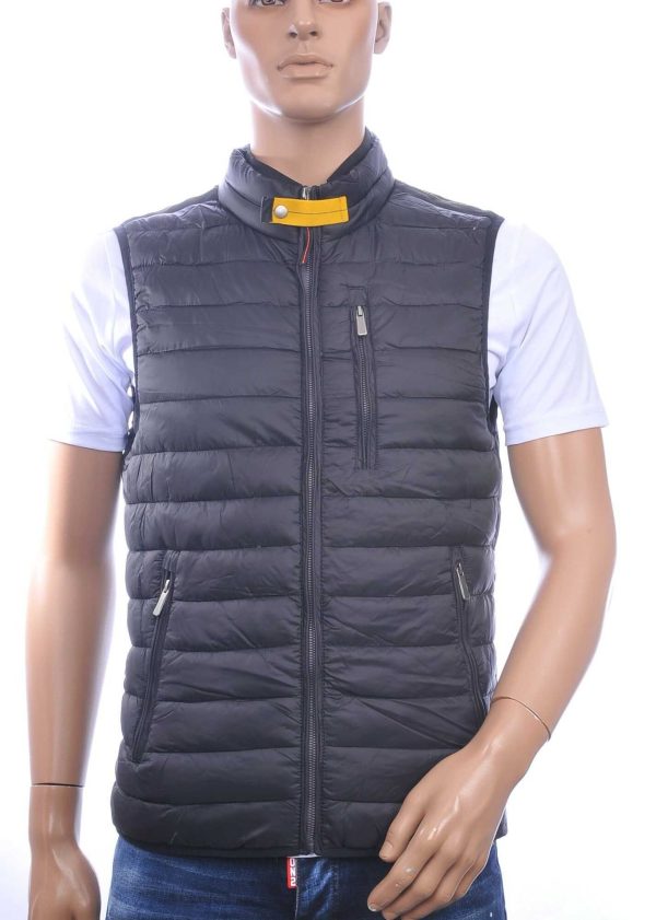 MEN'S-WEAR, Trendy, slim-fit, Gewatteerde, Heren, Parajumpers, Bodywarmer, Zwart