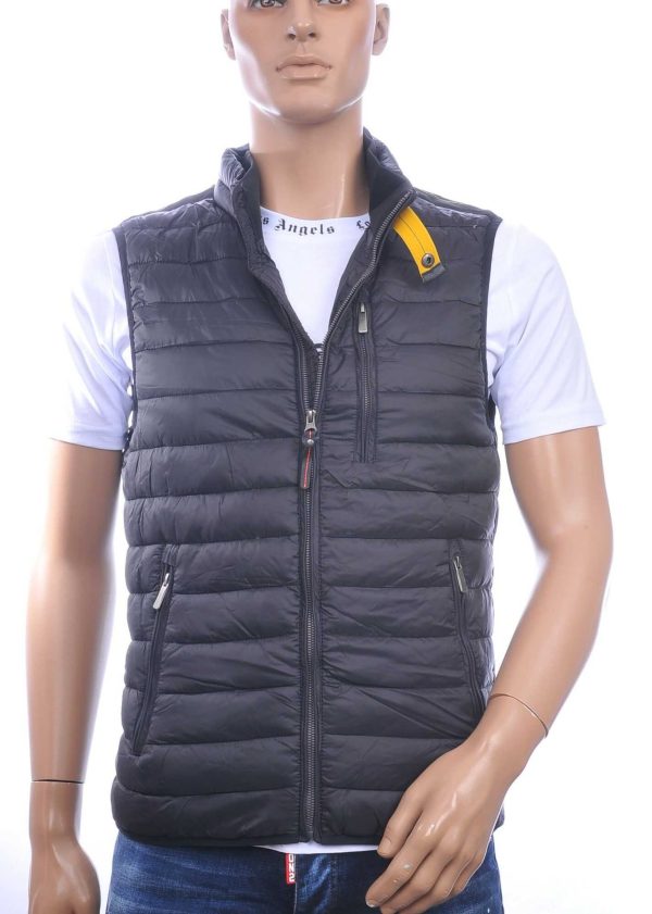 MEN'S-WEAR, Trendy, slim-fit, Gewatteerde, Heren, Parajumpers, Bodywarmer, Zwart