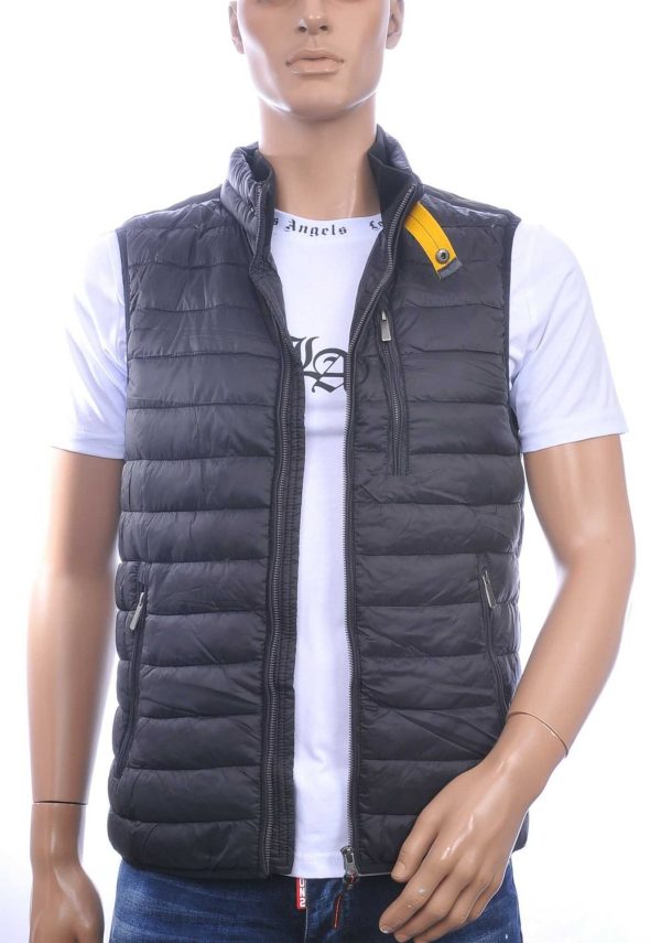 MEN'S-WEAR, Trendy, slim-fit, Gewatteerde, Heren, Parajumpers, Bodywarmer, Zwart