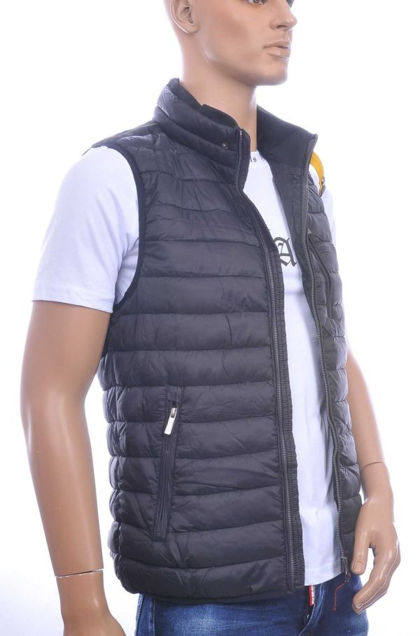 MEN'S-WEAR, Trendy, slim-fit, Gewatteerde, Heren, Parajumpers, Bodywarmer, Zwart