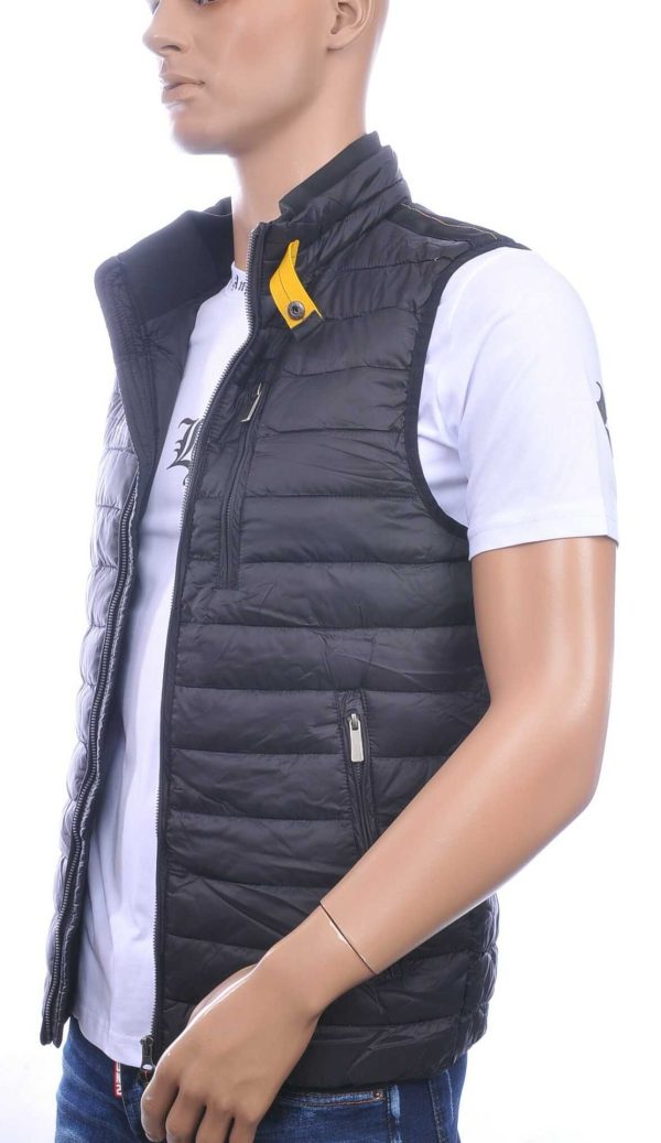 MEN'S-WEAR, Trendy, slim-fit, Gewatteerde, Heren, Parajumpers, Bodywarmer, Zwart