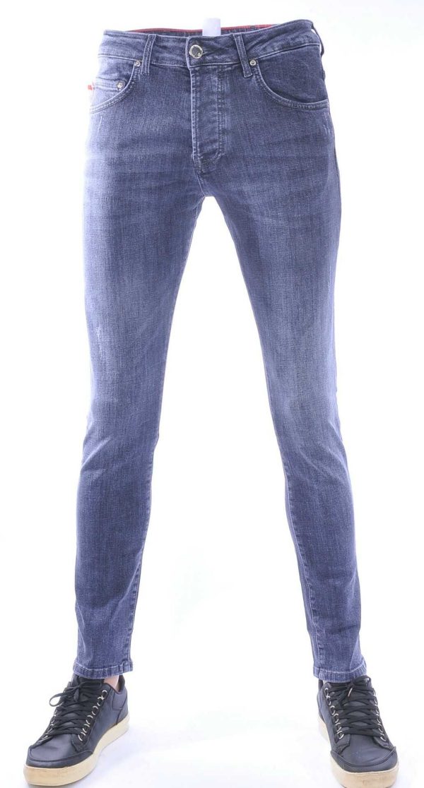 AMSTERDAM PREMIUM Vintage Slim Fit Stretch Heren Jeans – Zwart | Trendy, Comfortabel en Duurzaam