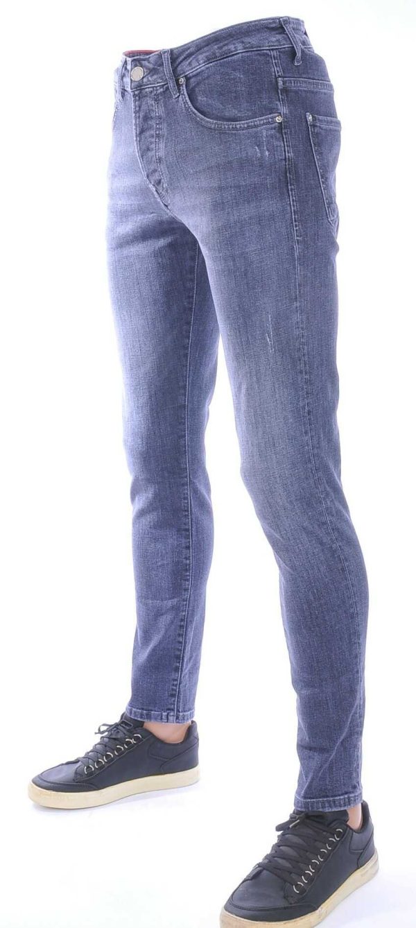 AMSTERDAM PREMIUM Vintage Slim Fit Stretch Heren Jeans – Zwart | Trendy, Comfortabel en Duurzaam
