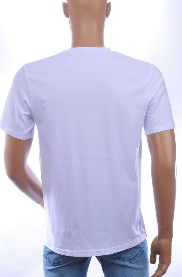 CLUB JU Trendy Ronde Hals Heren Skull T-Shirt – Wit