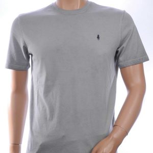 CLUB JU Vintage Ronde Hals Effen Heren T-Shirt - Grijs